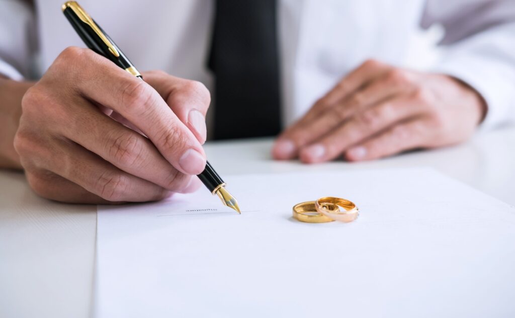 postnuptial agreement vs divorce