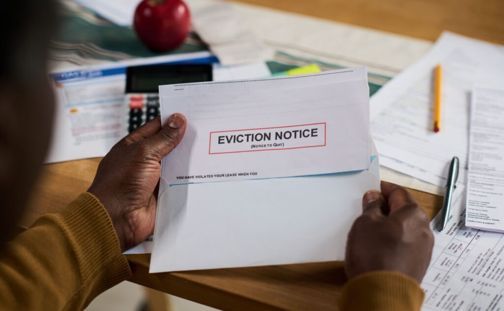 Commercial eviction summons